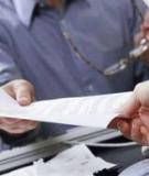 Biên bản bàn giao hồ sơ tài liệu
