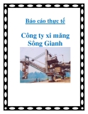 Báo cáo thực tế Công ty xi măng Sông Gianh