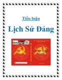 Tiểu luận lịch sử đảng