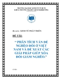 Báo cáo bộ môn Kinh tế phát triển