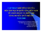 Khuyến cáo của Hội tim mạch quốc gia Việt Nam về Tăng Huyết Áp ở trẻ em năm 2008