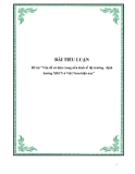 Tiểu luận về 'Vấn đề sở hữu trong nền kinh tế thị trường   định hướng XHCN ở Việt Nam hiện nay'