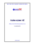 Toán kinh tế