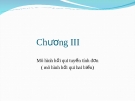 Chương III: Mô hình hồi qui tuyến tính đơn