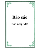 Đề tài: Bão nhiệt đới