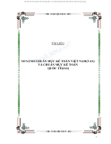 So sánh chuẩn mực kế toán Việt Nam (VAS) và chuẩn mực kế toán quốc tế (IAS)