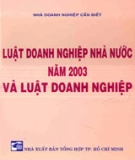 Luật Doanh nghiệp nhà nước năm 2003