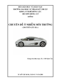 Chuyên đề: Ô nhiễm môi trường (Do ô tô gây ra)