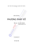 Bài giảng: "Phương pháp số"