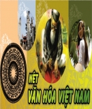 Tìm hiểu về văn hóa Việt Nam và những biến đổi trong văn hóa Việt Nam
