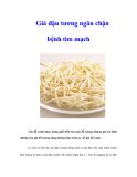 Giá đậu tương ngăn chặn bệnh tim mạch   