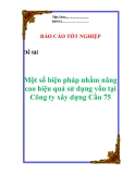 Luận văn:  " Những biện pháp cơ bản góp phần duy trì và mở rộng thị trường tiêu thụ sản phẩm ở Công ty TNHH TESECO "