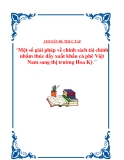 Đề tài " xuất khẩu cà phê sang thị trường Hoa Kỳ "