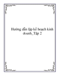 Hướng dẫn lập kế hoạch kinh doanh_Tập 2