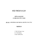 Báo cáo: " Mô hình scor trong chuỗi cung ứng"