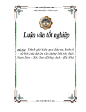 Đề tài " Đánh giá hiệu quả đầu tư, kinh tế - xã hội của dự án xây dựng bãi rác thải Nam Sơn – Sóc Sơn (Đông Anh - Hà Nội) "