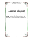 Đề tài " Một số vấn đề về qui hoạch sử dụng đất ở đô thị việt nam và giải pháp "