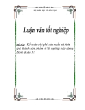 Đề tài "Kế toán chi phí sản xuất và tính giá thành sản phẩm ở Xí nghiệp xây dựng Binh đoàn 11"