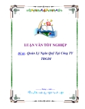 Đề tài " Quản Lý Ngân Quỹ Tại Công TY TBGDI "