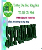 Nuôi trồng và ứng dụng tảo Spirulina