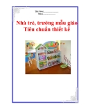 Nhà trẻ, trường mẫu giáo - Tiêu chuẩn thiết kế