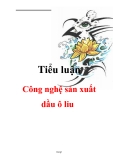 Tiểu luận "Công nghệ sản xuất dầu ô liu"