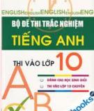 Bộ đề thi trắc nghiệm ngữ pháp thi tuyển vào lớp 10