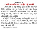 Bài giảng Chương 3: Chủ nghĩa duy vật lịch sử