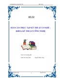 Báo cáo thực tập cơ khí
