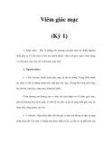 Viêm giác mạc (Kỳ 1) 