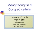 Mạng thông tin di động số cellular