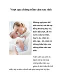 Vượt qua chứng trầm cảm sau sinh  
