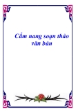 Cẩm nang soạn thảo văn bản