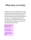 Bỗng dưng con bướng!   