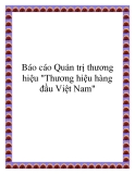 Luận văn :  Quản trị thương hiệu công ty Viễn Thông Viettel