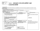 HOÁN VỊ,TỔ HỢP VÀ CHỈNH HỢP