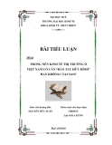 Báo cáo "Bàn tay hữu hình”