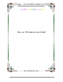 Báo cáo "Kế toán tài sản cố định"
