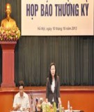 Họp báo và kết quả họp báo trong tổ chức sự kiện