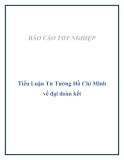 Tiểu Luận Tư Tưởng Hồ Chí Minh về đại đoàn kết