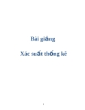 Bài giảng học phần Xác suất thống kê