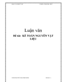 Đề tài: KẾ TOÁN NGUYÊN VẬT LIỆU