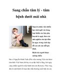 Sang chấn tâm lý - tâm bệnh dưới mái nhà  