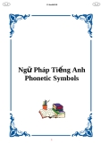 Ngữ pháp tiếng Anh: Phonetic Symbols