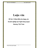 Đề tài: Chấm điểm tín dụng các doanh nghiệp tại Ngân hàng ngoại thương Việt Nam