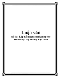 Luận văn: Lập kế hoạch Marketing cho Beeline tại thị trường Việt Nam