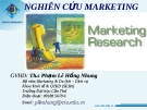 Nghiên cứu Marketing - Chương 1 - Marketing Research