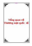 Tổng quan về Thương mại quốc  tế