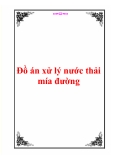 Đồ án xử lý nước thải mía đường