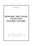 Bệnh học thực hành - Dạ dày đau (Gastralgia- Gastralgie)